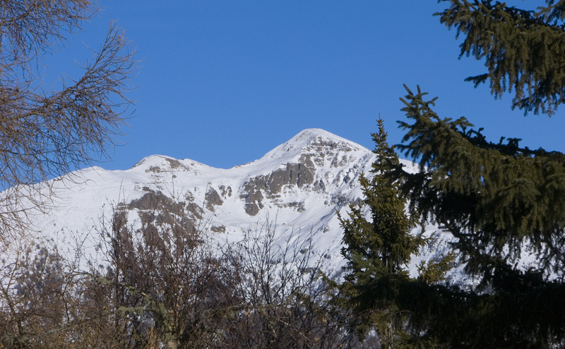 Cercando la neve.